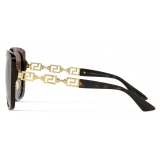 Versace - Occhiale da Sole Greca - Havana - Occhiali da Sole - Versace Eyewear