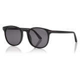 Tom Ford - Ansel Sunglasses - Occhiali da Sole Rotondi - Nero - FT0858-N - Occhiali da Sole - Tom Ford Eyewear