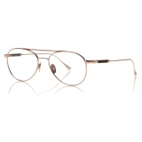 Tom Ford - Titanium Pilot Optical - Pilot Optical Glasses - Shiny Rose Gold - FT5716-P - Optical Glasses - Tom Ford Eyewear
