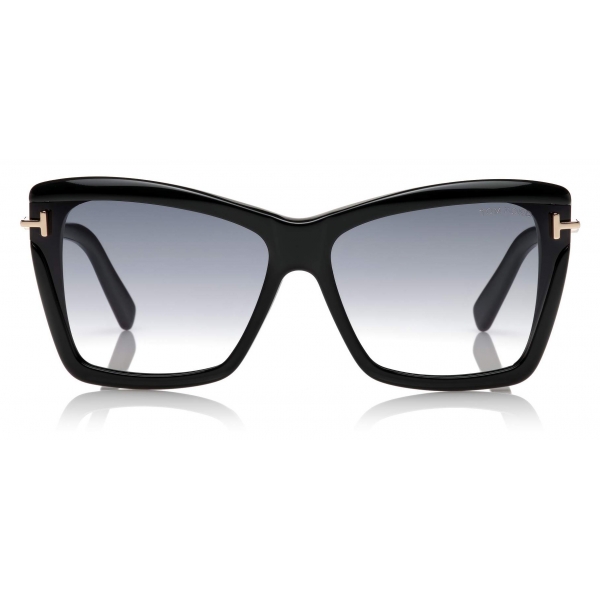 Tom Ford - Leah Sunglasses - Occhiali da Sole Quadrati - Nero - FT0849 - Occhiali da Sole - Tom Ford Eyewear