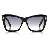Tom Ford - Leah Sunglasses - Occhiali da Sole Quadrati - Nero - FT0849 - Occhiali da Sole - Tom Ford Eyewear