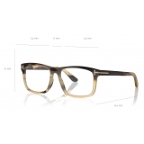 Tom Ford - Square Horn Optical - Occhiali da Vista Quadrati - Corno Verde - FT5719-P - Occhiali da Vista - Tom Ford Eyewear