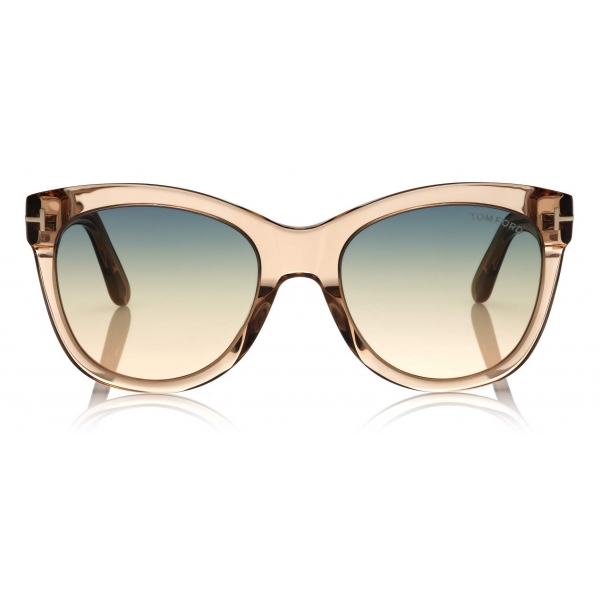 Tom Ford - Wallace Sunglasses - Occhiali da Sole Cat-Eye - Verde - FT0870 - Occhiali da Sole - Tom Ford Eyewear