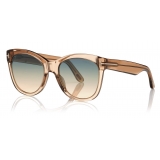 Tom Ford - Wallace Sunglasses - Cat-Eye Sunglasses - Green - FT0870 - Sunglasses - Tom Ford Eyewear
