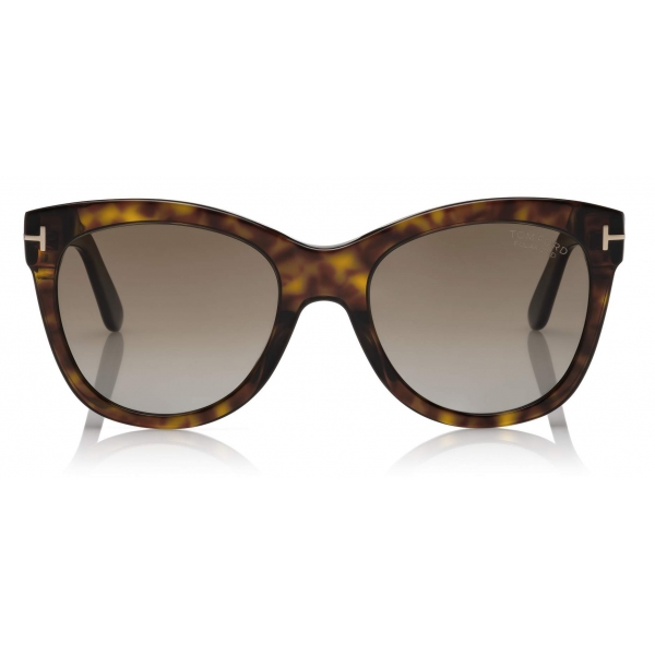 Tom Ford - Wallace Sunglasses - Cat-Eye Sunglasses - Dark Havana - FT0870 - Sunglasses - Tom Ford Eyewear
