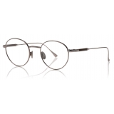 Tom Ford - Titanium Optical - Occhiali da Vista Rotondi - Rutenio - FT5717-P - Occhiali da Vista - Tom Ford Eyewear