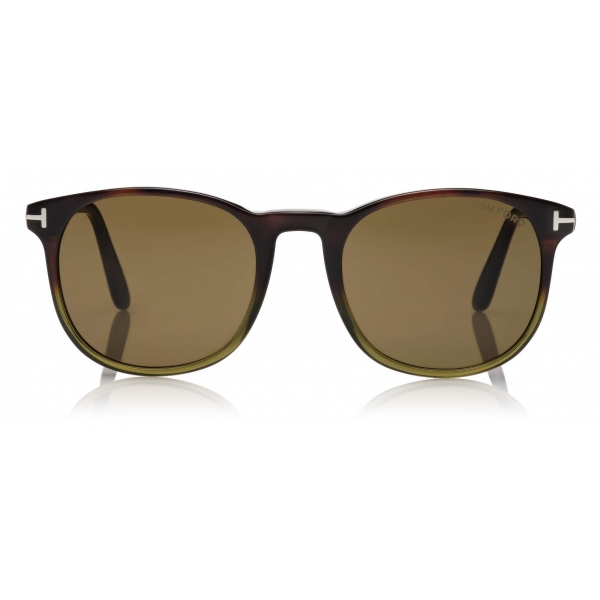 Tom Ford - Ansel Sunglasses - Occhiali da Sole Rotondi - Havana - FT0858 - Occhiali da Sole - Tom Ford Eyewear