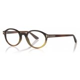 Tom Ford - Round Horn Optical - Round Optical Glasses - Light Horn - FT5720-P - Optical Glasses - Tom Ford Eyewear