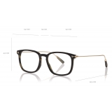Tom Ford - Key Bridge Round Horn Optical - Round Optical Glasses - Light Horn - FT5722-P - Optical Glasses - Tom Ford Eyewear