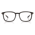 Tom Ford - Key Bridge Round Optical - Occhiali da Vista Rotondi - Corno Nero - FT5722-P - Occhiali da Vista - Tom Ford Eyewear