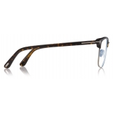 Tom Ford - Rectangular Optical - Rectangular Optical Glasses - Dark Havana - FT5683-B - Optical Glasses - Tom Ford Eyewear