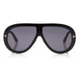 Tom Ford - Troy Sunglasses - Occhiali da Sole Rotondi - Nero - FT0836 - Occhiali da Sole - Tom Ford Eyewear