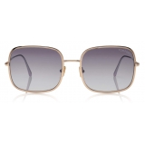 Tom Ford - Keira Sunglasses - Square Sunglasses - Gold - FT0865 - Sunglasses - Tom Ford Eyewear