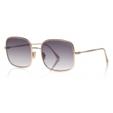 Tom Ford - Keira Sunglasses - Square Sunglasses - Gold - FT0865 - Sunglasses - Tom Ford Eyewear