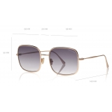 Tom Ford - Keira Sunglasses - Square Sunglasses - Gold - FT0865 - Sunglasses - Tom Ford Eyewear