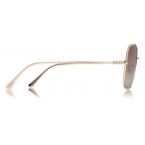 Tom Ford - Keira Sunglasses - Occhiali da Sole Quadrati - Oro Rosa Lucido - FT0865 - Occhiali da Sole - Tom Ford Eyewear