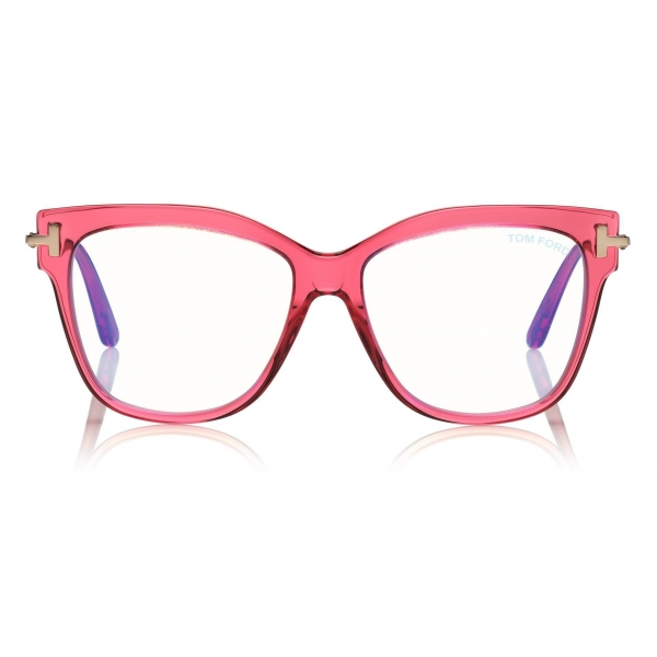 Tom Ford - Square Shape Optical - Square Optical Glasses - Red - FT5704-B - Optical Glasses - Tom Ford Eyewear