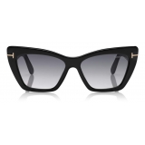 Tom Ford - Wyatt Sunglasses - Square Sunglasses - Black - FT0871 - Sunglasses - Tom Ford Eyewear