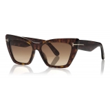 Tom Ford - Wyatt Sunglasses - Square Sunglasses - Dark Havana - FT0871 - Sunglasses - Tom Ford Eyewear