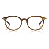 Tom Ford - Ultra Thin Titanium Optical - Round Optical Glasses - Horn - FT5723-P - Optical Glasses - Tom Ford Eyewear