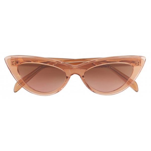 Emilio Pucci - Logo Cat-Eye Sunglasses - Orange - Sunglasses - Emilio Pucci Eyewear