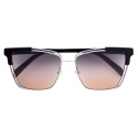 Emilio Pucci - Cat-Eye Sunglasses - Black Silver Lilac - Sunglasses - Emilio Pucci Eyewear