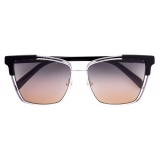 Emilio Pucci - Cat-Eye Sunglasses - Black Silver Lilac - Sunglasses - Emilio Pucci Eyewear