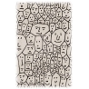 Qeeboo - Carpet People 1 - Rectangular - Qeeboo Carpet by Andrea Branzi - Furnishing - Home