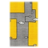 Qeeboo - Carpet Dog Yellow Rectangular - Rectangular - Qeeboo Carpet by Andrea Branzi - Furnishing - Home