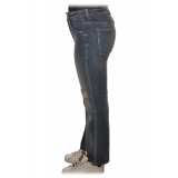 Pinko - Brigitta Bootcut Ripped Jeans - Medium Denim - Trousers - Made in Italy - Luxury Exclusive Collection