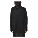 Pinko - Maglia Carignano a Collo Alto in Lana Alpaca - Nero - Maglione - Made in Italy - Luxury Exclusive Collection