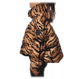 Pinko - Jacket Giza2 in Animal Print - Black/Brown - Jacket - Made in Italy - Luxury Exclusive Collection