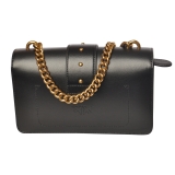 Pinko - Bag Love Mini Icon Simply with Studs and Logo - Black - Bag - Made in Italy - Luxury Exclusive Collection