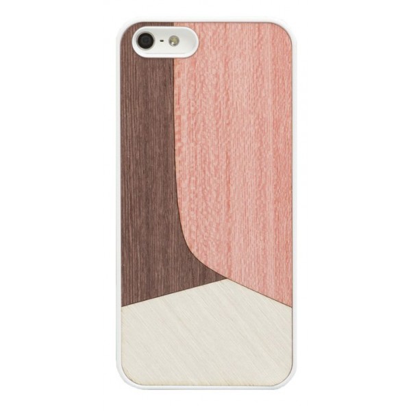 Wood'd - Inlay Pink Cover - iPhone 6/6s 