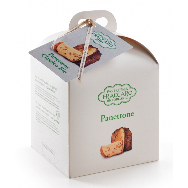 Pasticceria Fraccaro - White Box - Panettone Bio Classico - Panettone Artiginale - Fraccaro Spumadoro