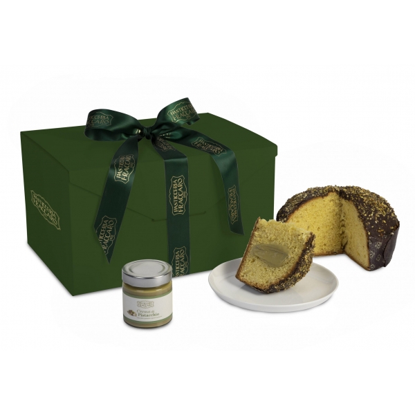 Pasticceria Fraccaro - Pistachio Panettone + Pistachio Cream - Gift Box - Artisan Panettone