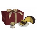 Pasticceria Fraccaro - Panettone al Cioccolato + Crema Nocciola - Gift Box - Panettone Artigianale