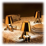 Qeeboo - Golden Brothers Tom - Gold - Qeeboo Chandelier by Stefano Giovannoni - Lighting - Home