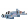 Qeeboo - Primitive Bookshelf - Avio Blu - Libreria Qeeboo by Studio Nucleo - Arredo - Casa