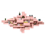 Qeeboo - Primitive Bookshelf - Pink - Qeeboo Bookshelf by Studio Nucleo - Furnishing - Home