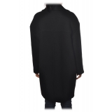 Pinko - Cappotto Acarigua Monopetto in Lana - Nero - Giacca - Made in Italy - Luxury Exclusive Collection