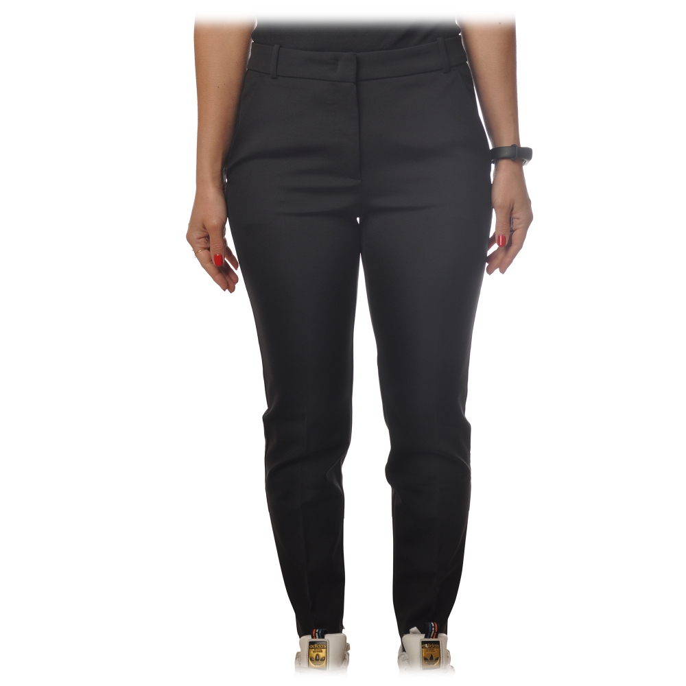 Pinko - Trousers Bello100 Tapered Leg - Black - Trousers - Made in ...