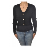 Pinko - Cardigan Pallamano with Pearls Buttons - Black - Sweater - Made in Italy - Luxury Exclusive Collection