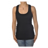 Pinko - Rowing Top Vasco7 in Cotton - Black - Top - Made in Italy - Luxury Exclusive Collection