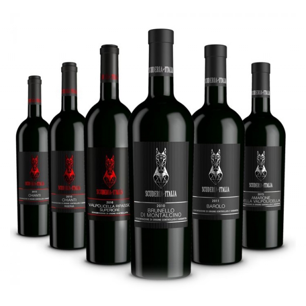 Scuderia Italia - Confezione 6 Bottiglie Rossi - Italia - Vini Rossi - Luxury Limited Edition