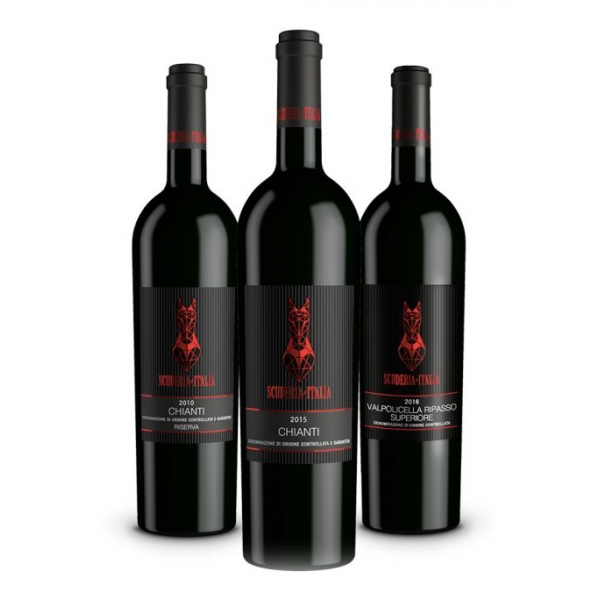 Scuderia Italia - Confezione 3 Bottiglie Vini Rossi  - Italia - Vini Rossi - Luxury Limited Edition