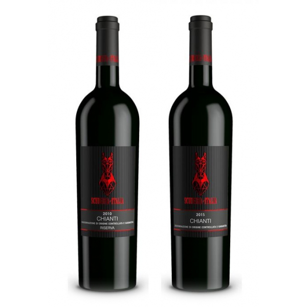 Scuderia Italia - Pack of 2 Chianti and Chianti Riserva Bottles - Italy - Red Wines - Luxury Limited Edition