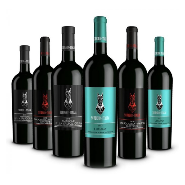 Scuderia Italia - Confezione 6 Bottiglie Vini Veneti - Italia - Vini Rossi - Luxury Limited Edition