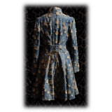 Nicolao Atelier - Denim Coat - Yellow Shades Woman - Coat - Made in Italy - Luxury Exclusive Collection