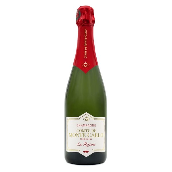 Champagne Comte de Monte-Carlo - La Riviera - Astucciato - Luxury Limited Edition - 750 ml